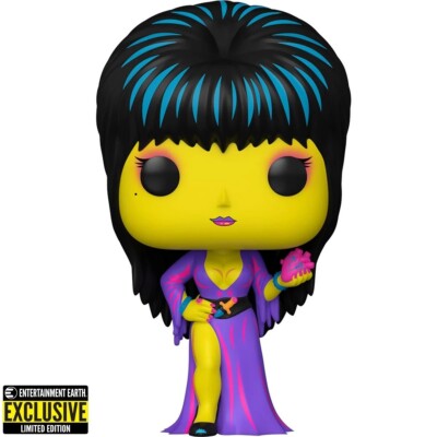 Elvira Black Light Funko Pop! Vinyl Figure #68 - Entertainment