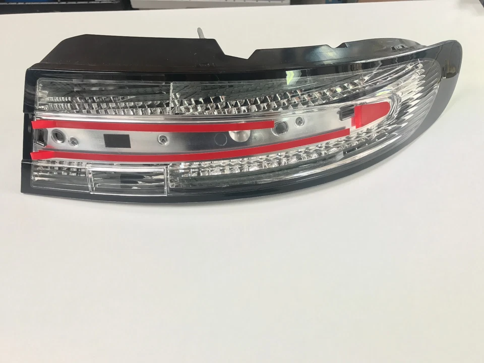 Aston Martin DB9/DBS/Virage Coupe - Clear Rear Lamp Kit with Black Border - Image 2 of 3