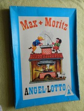 Angel-Spiel  "Max und Moritz", Angel-Lotto  Geschicklichkeitsspiel DDR Plasticar