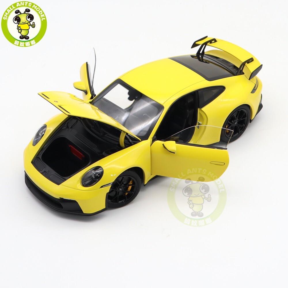 ミニカー Norev 1/18 Porsche 911 GT3 2021 Yellow 1/18 Norev 2021 Porsche 911 992 GT3 (Yellow) Diecast Car