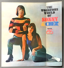 SONNY & CHER 1966 vintage ADVERT THE WONDROUS WORLD Atco Records