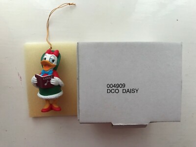 GROLIER DISNEY WEIHNACHTSORNAMENT DAISY DUCK DEKORATION FIGURINENKOLLEKTION