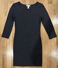 NEW Forever 21 Women’s Three Quarter Sleeve Charcoal Heather Dress, Size M