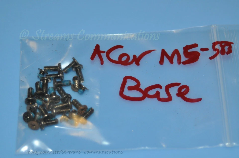 Tornillos de montaje base para portátil Acer Aspire M5-583P Foto 2 de 3