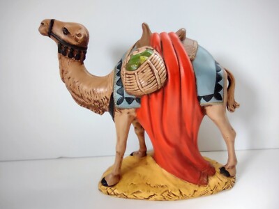 Holland Mold Camel Nativity Replacement  8 1/2  Tall x 10   Hand Painted Vintage