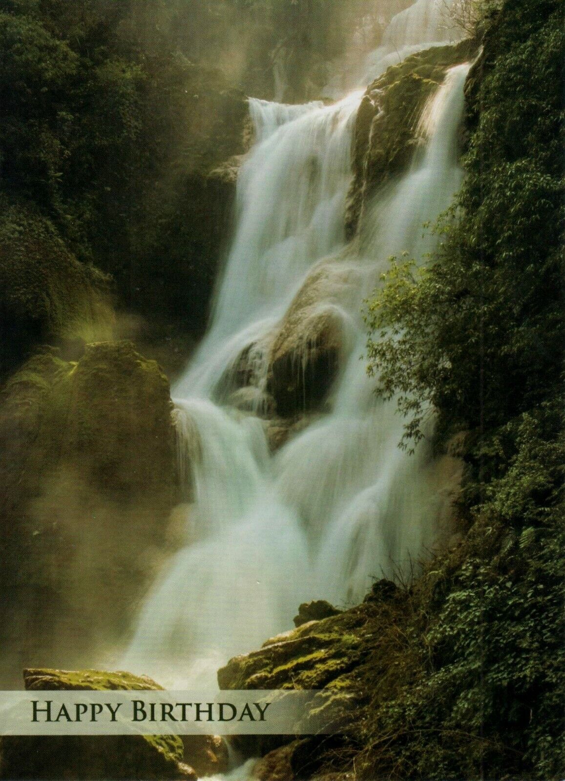 Happy Birthday Nature Landscape Waterfalls Birthday Religious ...