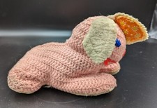 Knickerbocker Animals of Distinction Pink Bunny Well Loved Plush