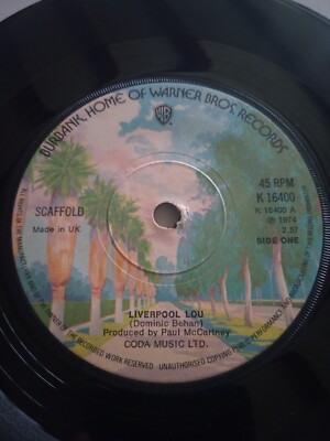scaffold - liverpool lou - excellent condition 7'' vinyl 45rpm