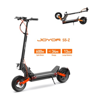 Joyor Off Road Electric Scooter 600W 10'' Foldable Commuter Escooter 31MPH 34Mile