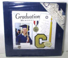 NEW Graduation Memories Full Front Decorative Die Cut Photo Album  450 access