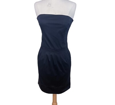 Club Monaco Black Strapless Mini Little Dress Women's Size 2 | eBay