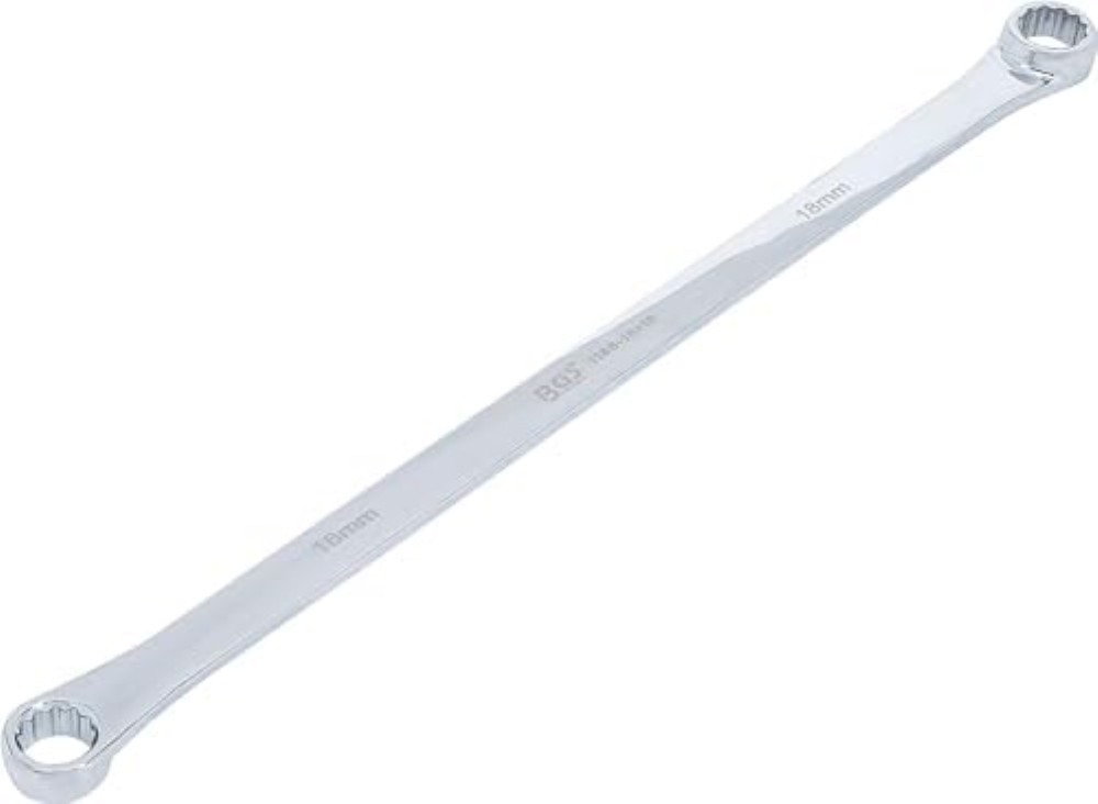 Chiave Doppia Poligonale 13x15mm Extra Piatta | Forgiatura a Freddo
