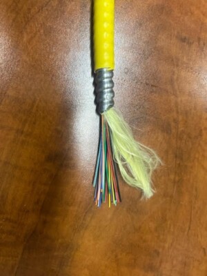 Corning Armored Plenum 24 Strand, Single-Mode Fiber Optic Cable 5,920'