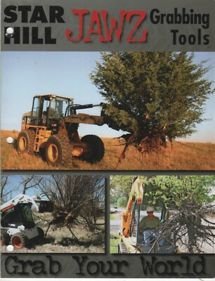 #ad STAR HILL JAWZ GRABBING TOOLS A1700MQA B2700QA C3700QA Remove Rock Tree BROCHURE $14.95