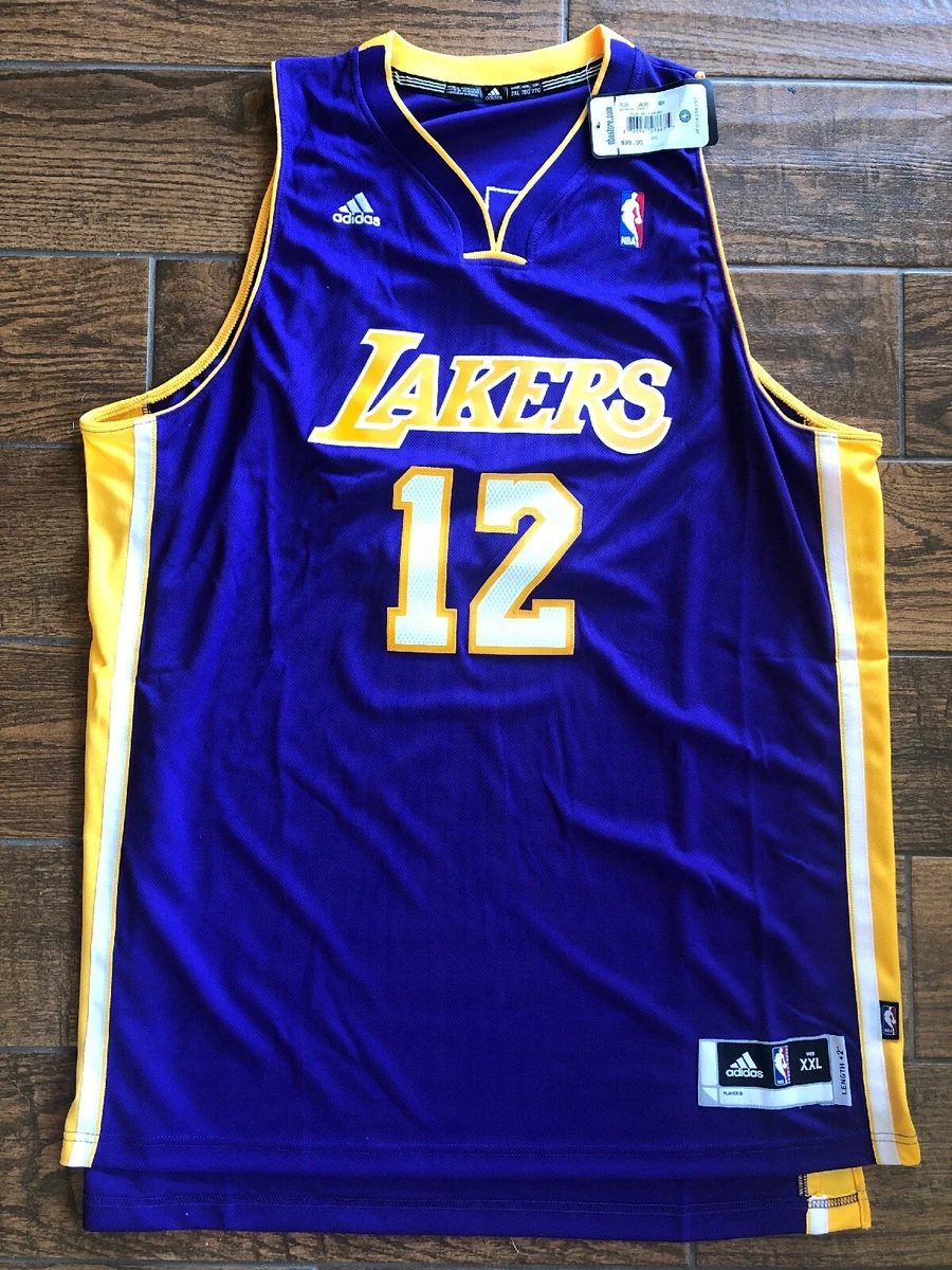 New Adidas Dwight Howard Purple Swingman # 12 Los Angeles Lakers Jersey Sz  XL