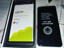 OPEN BOX LG Stylo 5 32GB Platinum Grey Locked to Cricket Wireless 
