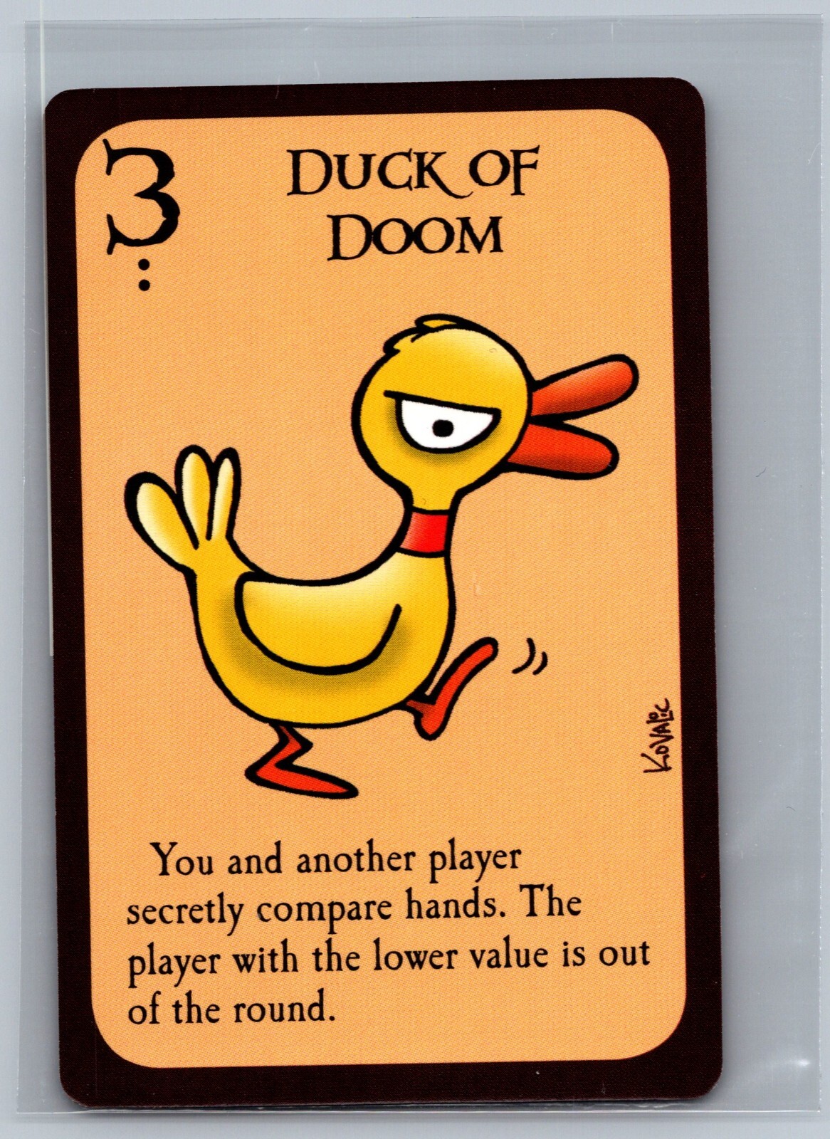Munchkin Loot Letter Duck Of Doom Card USED Steve Jackson Games SJG
