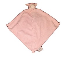 Angel Dear Pink  White SHEEP Lamb Velour Soft Plush Security Blanket Lovey