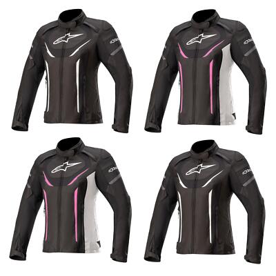 Alpinestars Stella T-Jaws v3 Damen wasserdichte Motorradjacke Sport schwarz
