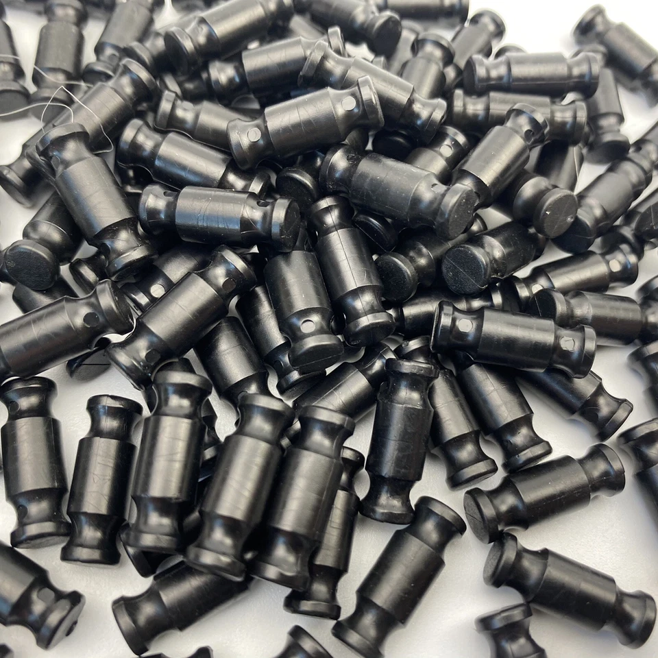 (300) Varillas negras K’NEX / Knex - Piezas de repuesto estándar cortas de 3/4" Foto 2 de 2