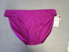 TIME & TRU BIKINI BOTTOMS PASSONATE PLUM Purple SIZE 1X 16W 18W NEW