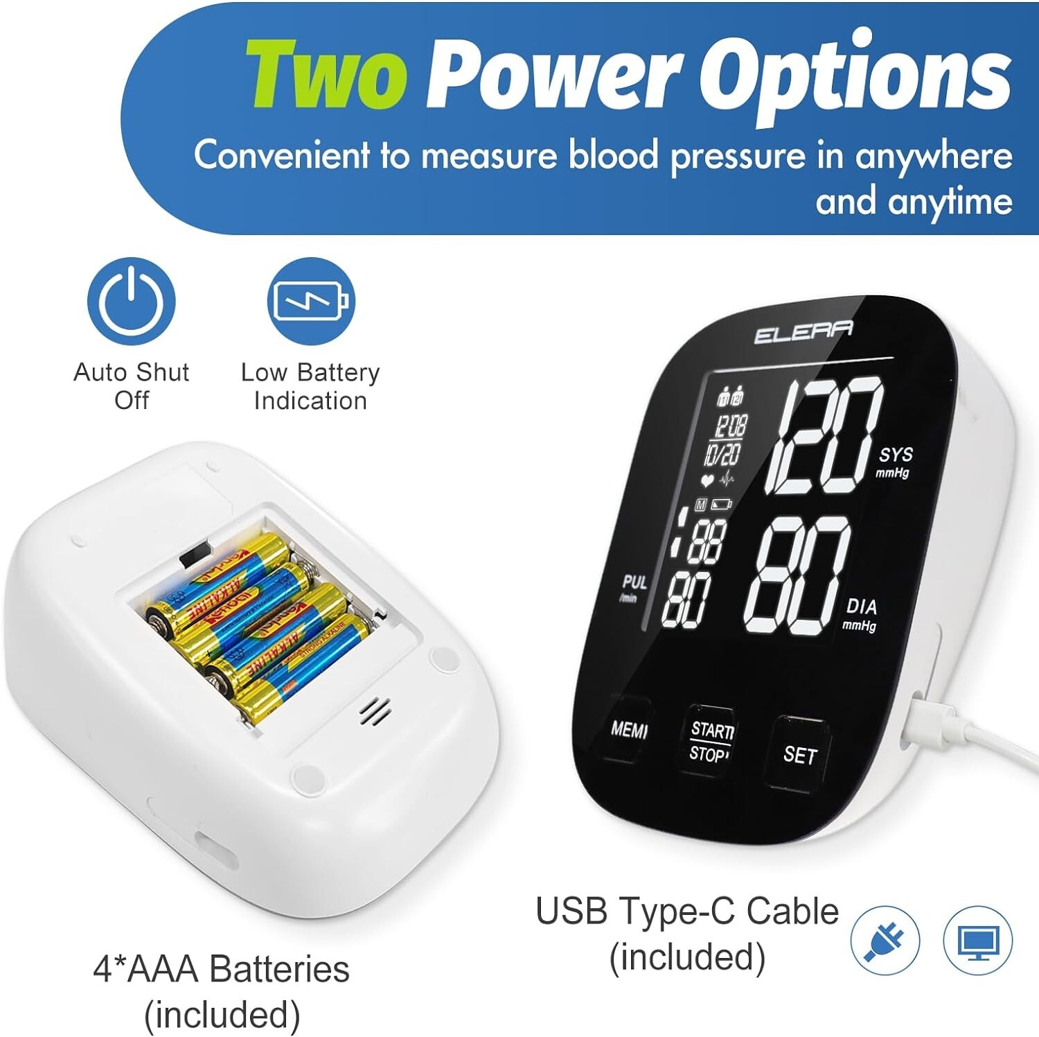 ELERA Blood Pressure Monitor CE Approved UK Upper Arm Blood Pressure Machines eBay