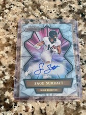 2021 Wild Card Alumination Sage Surratt AUTO Autograph RC Rookie Lions