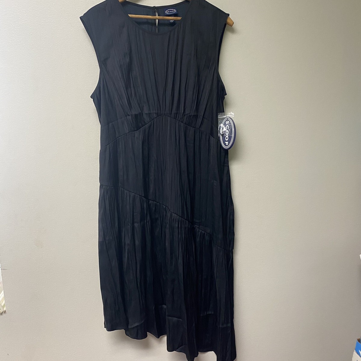 Scoop Womens Sleeveless Tiered Asymmetrical Dress Size XL (16-18) NWT