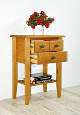 Massivholz Telefon-schrank Kiefer gelaugt geölt Anrichte Beistell-tisch kommode 