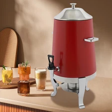 13L Insulated Beverage Dispenser Stainless Steel Cold&Hot Drink Water Dispenser