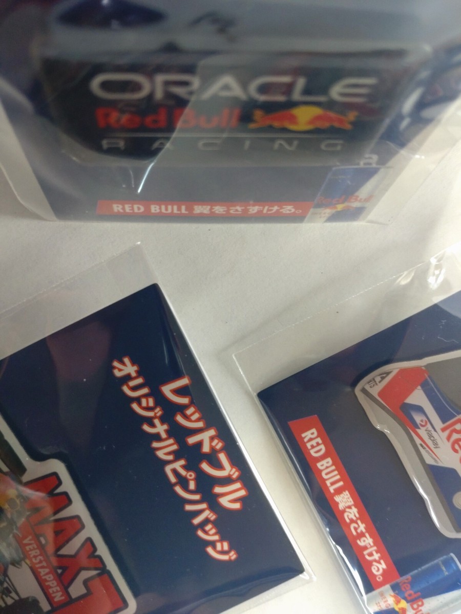 Red Bull F1 Pin Badge 6 Set Verstappen Tsunoda Oracle Racing Japan