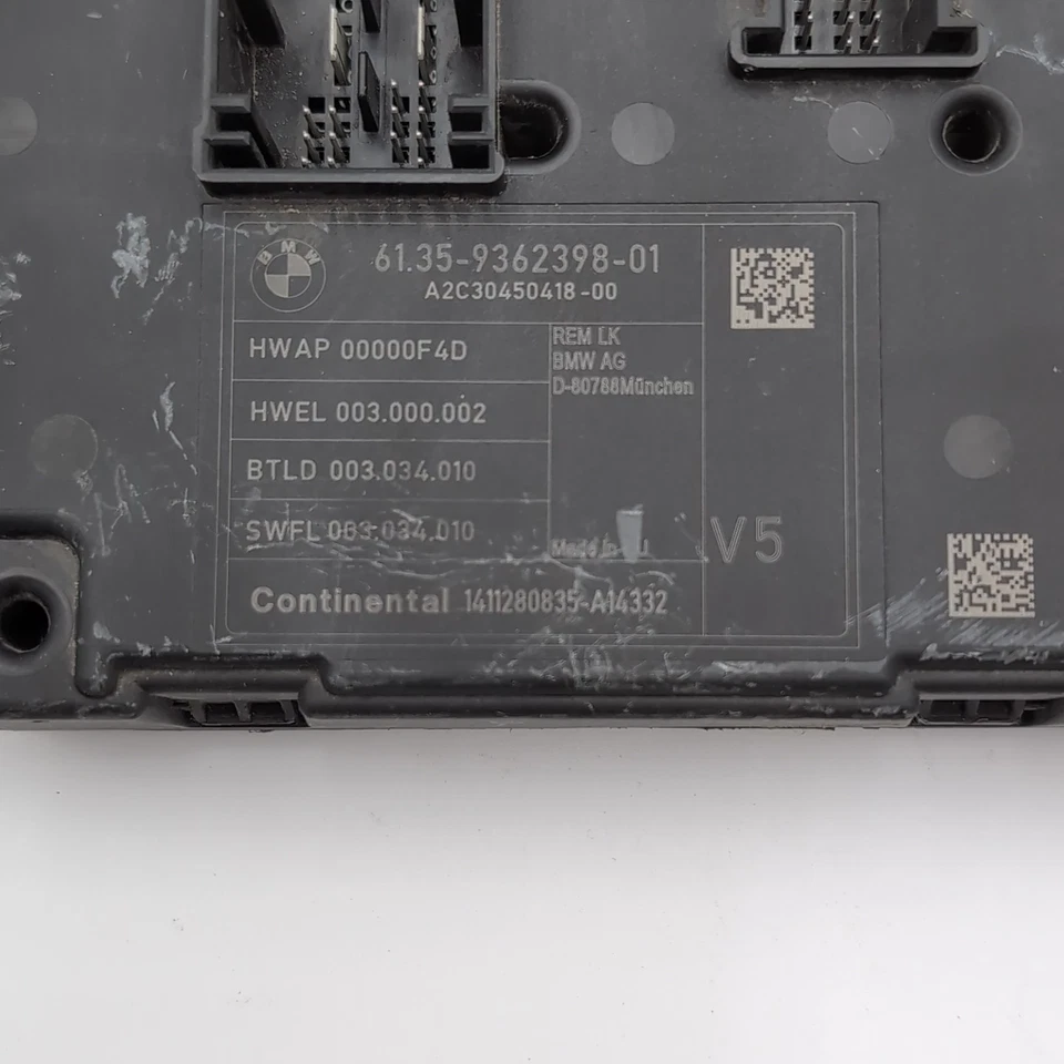 BMW F20 21 F22 F30 F80 F31 F34 F35 F32 F82 F33 F36 REM Control Module V4 9866981 - Image 4 of 4