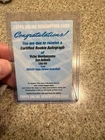 Victor Wembanyama 2023 Topps Chrome Certified Rookie Auto USED REDEMPTION Card