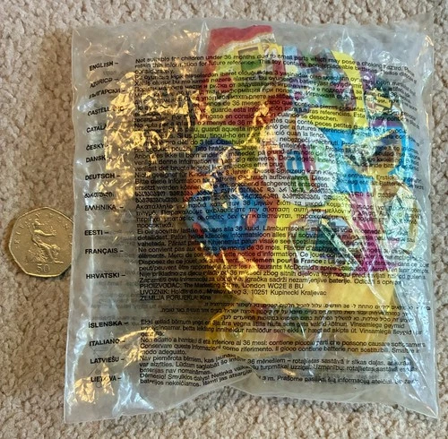 Vintage McDonalds 2005 Happy Meal Sega Tails Football Electronic Game Wrapped
