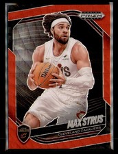 2024-25 Panini Prizm Black #163 Max Strus Ruby Wave Prizms
