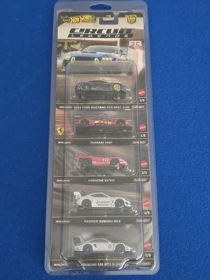 Hot Wheels Premium Car Culture Circuit Legends Set of 5 With Protector 