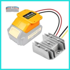 18V to 12V Step Down Converter for DeWalt 20V Power Wheels Battery Adapter DC...