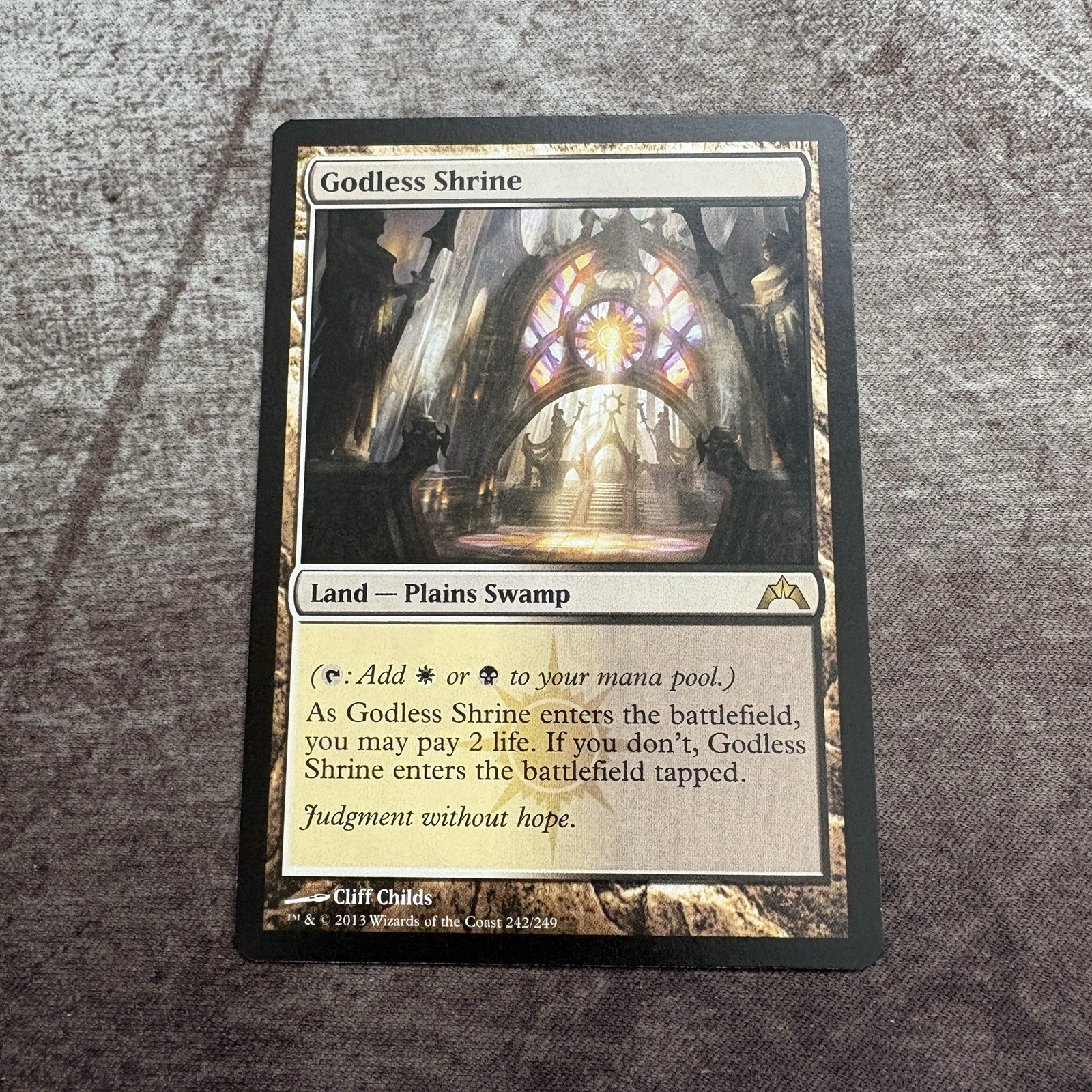 Godless Shrine - Gatecrash - MTG Magic the Gathering - LP