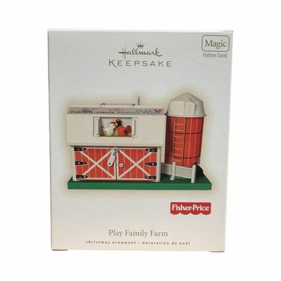 2008 Hallmark Keepsake Fisher-Price Play Family Farm Ornament - Vintage Toys