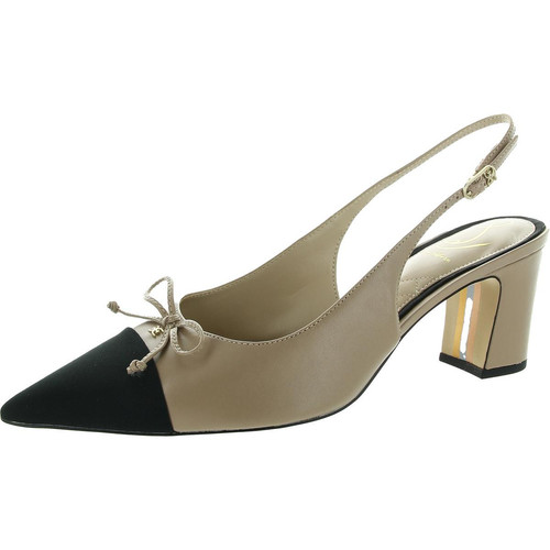 Sam Edelman Womens Willette Leather Block Heel Slingback Heels BHFO 0957