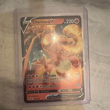 Pokémon Charizard V SWSH260 Sword & Shield Promo Holo 220 HP Incinerate Heat Bl…