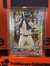 2024 Bowman Sterling #BSR-36 Alexander Canario Mini Diamond Refractor #/150