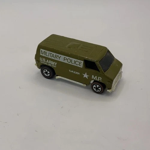 Vintage Hot Wheels Redline Military Police U.S. Army Van 1974