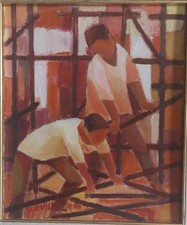 Dino Leonardi Olio su cartone pressato