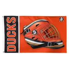 Anaheim Hockey Team Mask Memorable Flag 3x5 ft Ducks Wall Good Banner