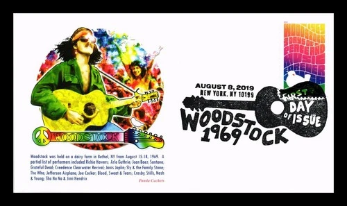 US COVER WOODSTOCK PANDA CACHETS FIRST DAY OF ISSUE PICTORIAL CANCEL