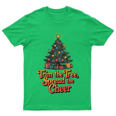Trim The Tree Spread T-Shirt Unisex Gift Retro Funny Womens Vintage Mens