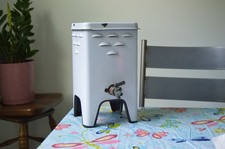 Apco Antique Gas Heater White Enamel Metal Selling For Display Or Restoration Apco Antique Gas Heater White Enamel Metal Selling For Display Or Restoration