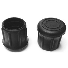 GRAINGER APPROVED LTB 22BN Furniture Protective Leg Tips,1 1/4"Dia 18AE09