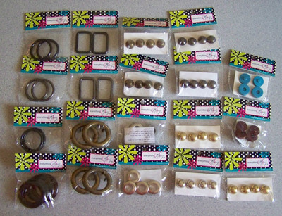 Everything Mary Mixed Lot of 19, Grommets, Purse feet, Rings, Magnet snaps NEW